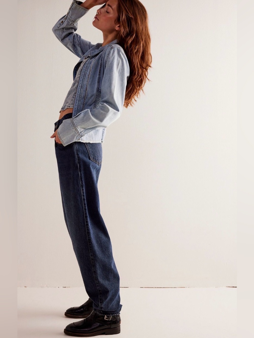 Free People Augusta Barrel Jeans - Picture 2 of 7